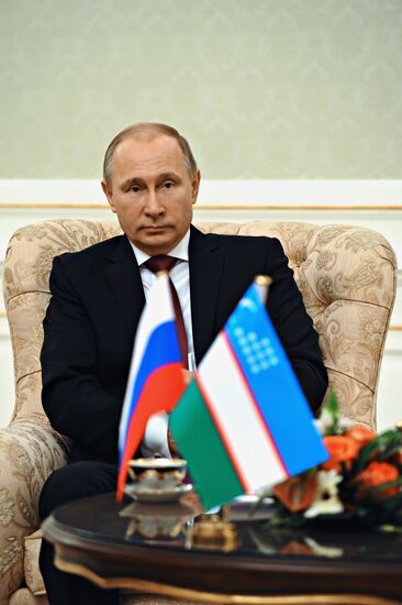 Vladimir Putin on official visit to Uzbekistan