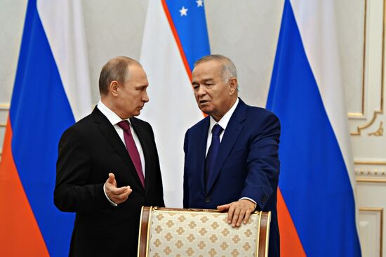 Vladimir Putin's official visit to Uzbekistan