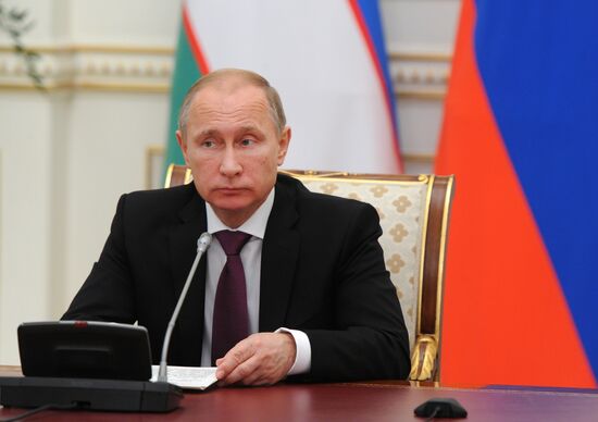 Vladimir Putin on official visit to Uzbekistan