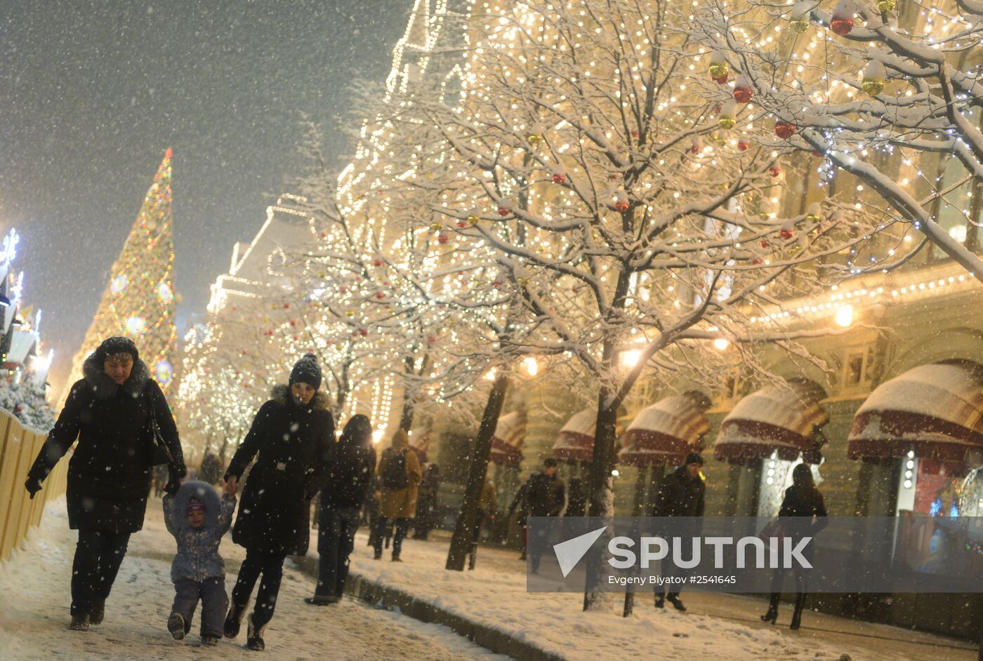 Snow in Moscow