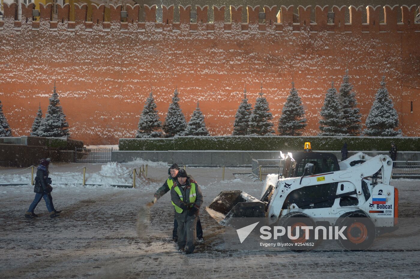Snow in Moscow
