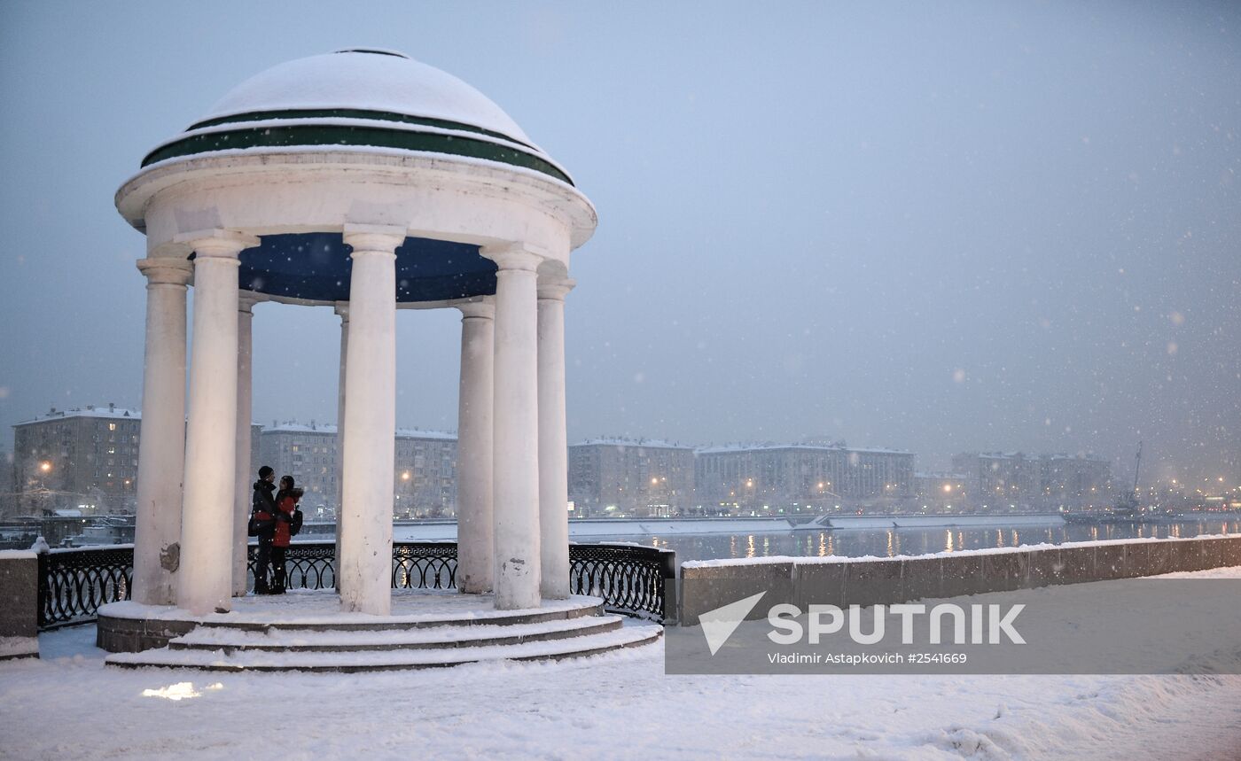 Snow in Moscow