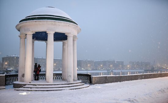 Snow in Moscow