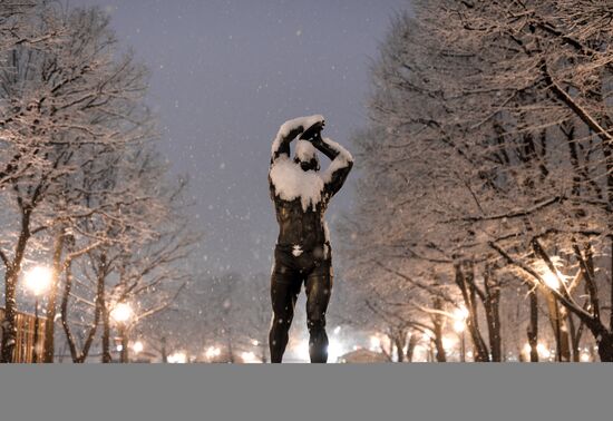 Snow in Moscow