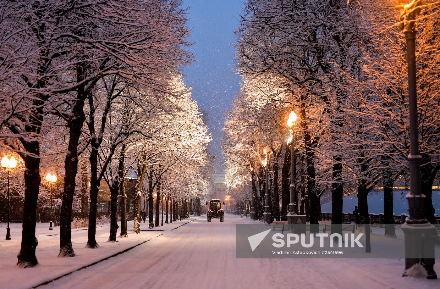 Snow in Moscow