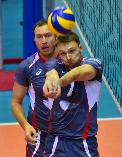 Russian Men's Volleyball Super League. Belogorye vs. Dynamo Moscow