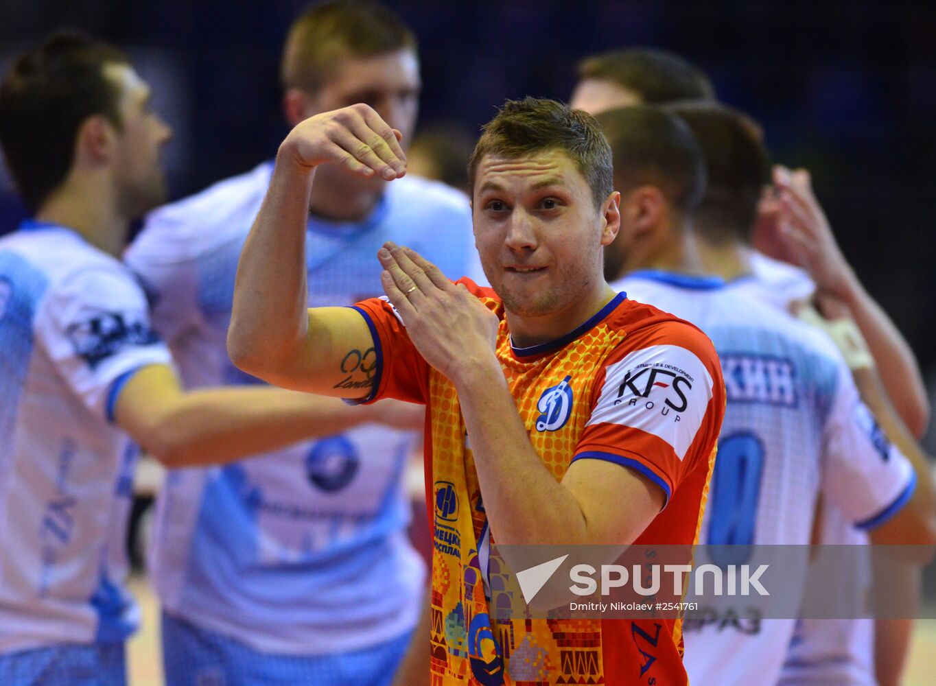 Russian Men's Volleyball Super League. Belogorye vs. Dynamo Moscow