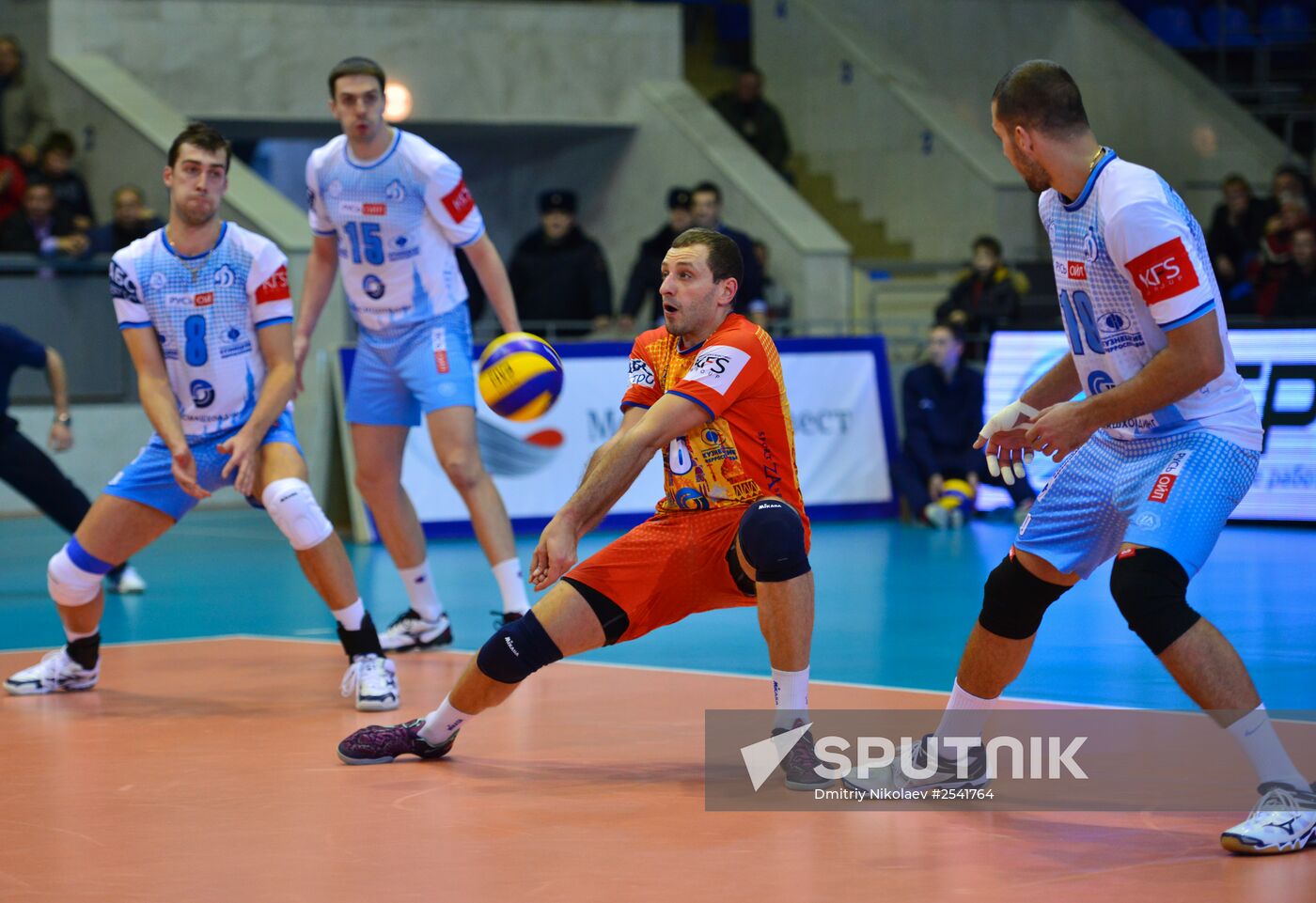 Russian Men's Volleyball Super League. Belogorye vs. Dynamo Moscow
