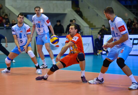 Russian Men's Volleyball Super League. Belogorye vs. Dynamo Moscow
