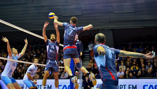 Russian Men's Volleyball Super League. Belogorye vs. Dynamo Moscow