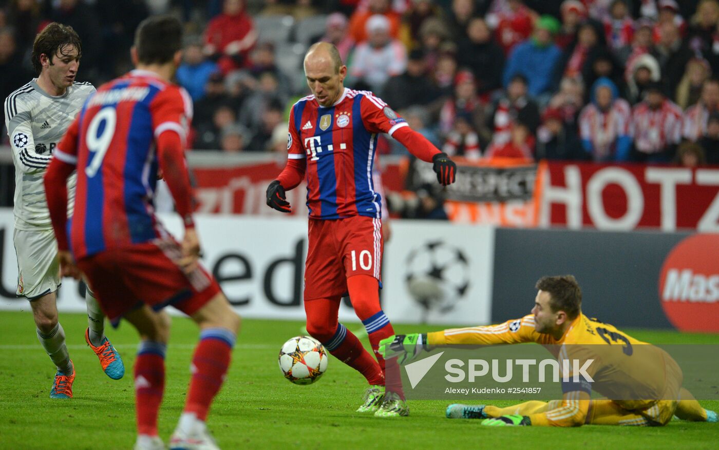 UEFA Champions League. Bayern vs. CSKA