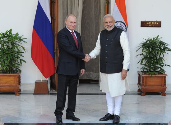 Vladimir Putin's official visit to India