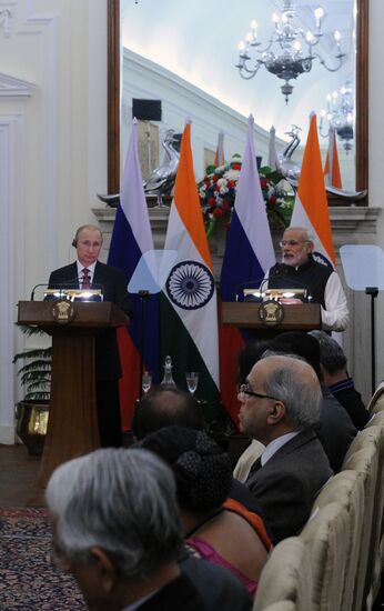 Vladimir Putin's official visit to India