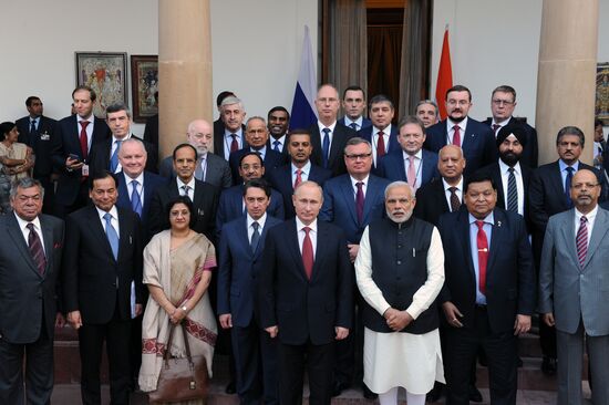 Vladimir Putin's official visit to India