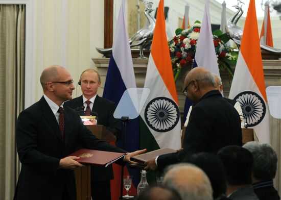 Vladimir Putin's official visit to India