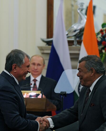 Vladimir Putin's official visit to India