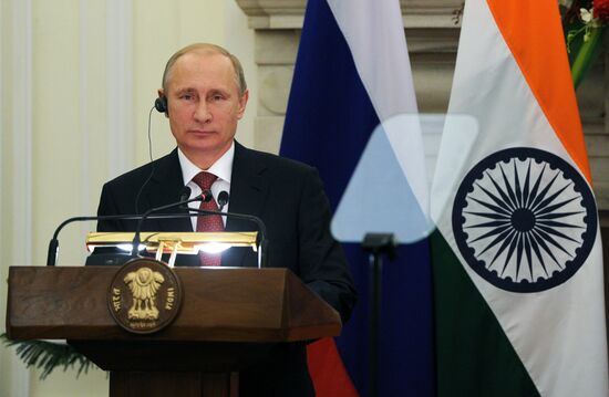 Vladimir Putin's official visit to India