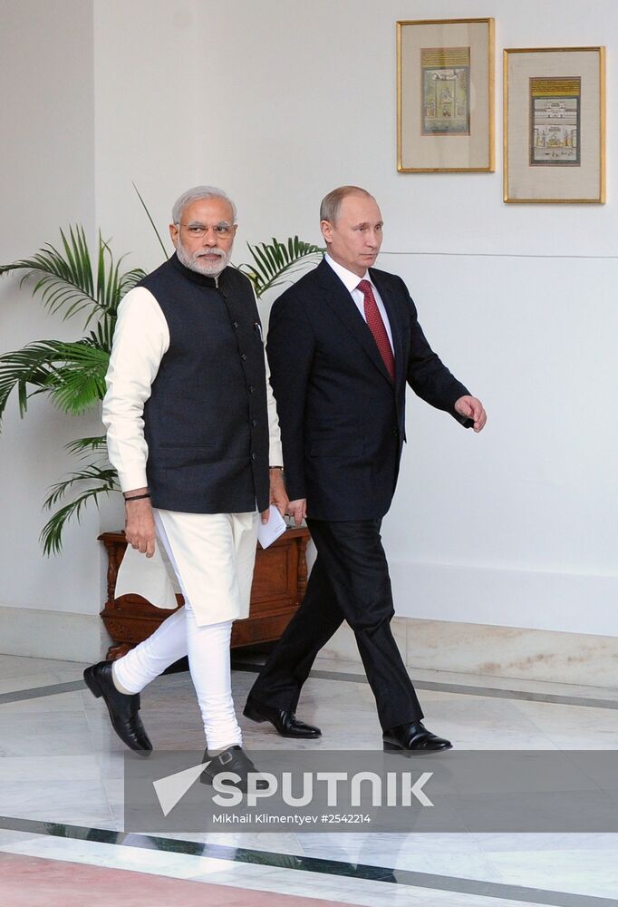Vladimir Putin's official visit to India
