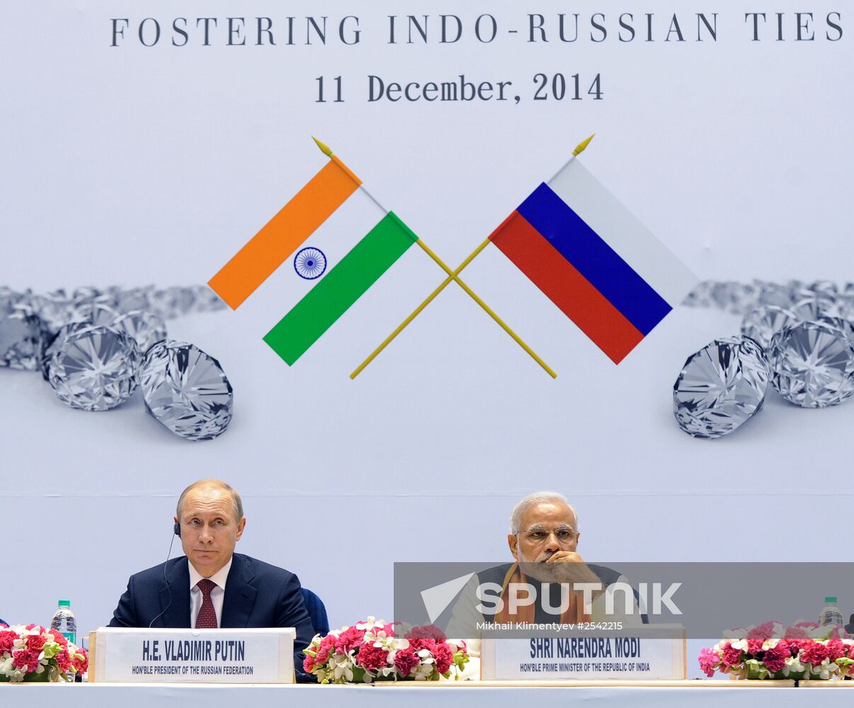 Vladimir Putin's official visit to India