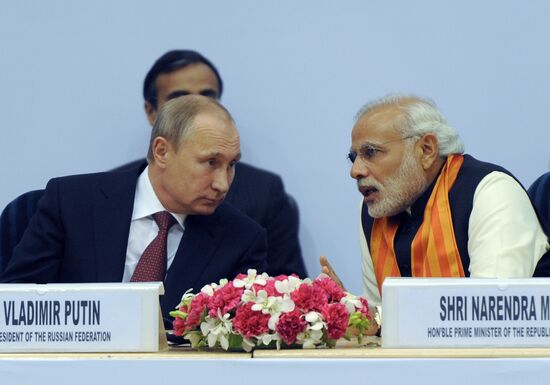 Vladimir Putin's official visit to India