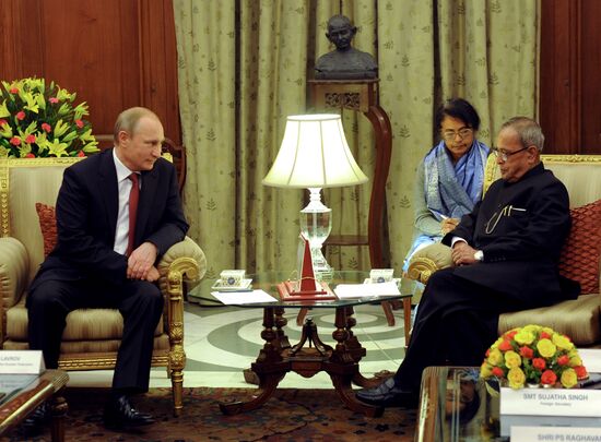 Vladimir Putin's official visit to India