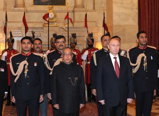 Vladimir Putin's official visit to India