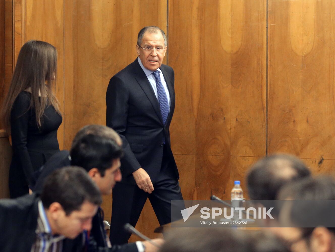 Sergei Lavrov meets with Gorchakov Public Diplomacy Fund members