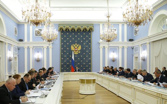Meeting of government commission on North-Caucasus Federal District develoment