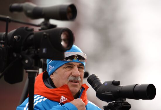 Biathlon. 2014-15 World Cup. WC 2 Men's Relay