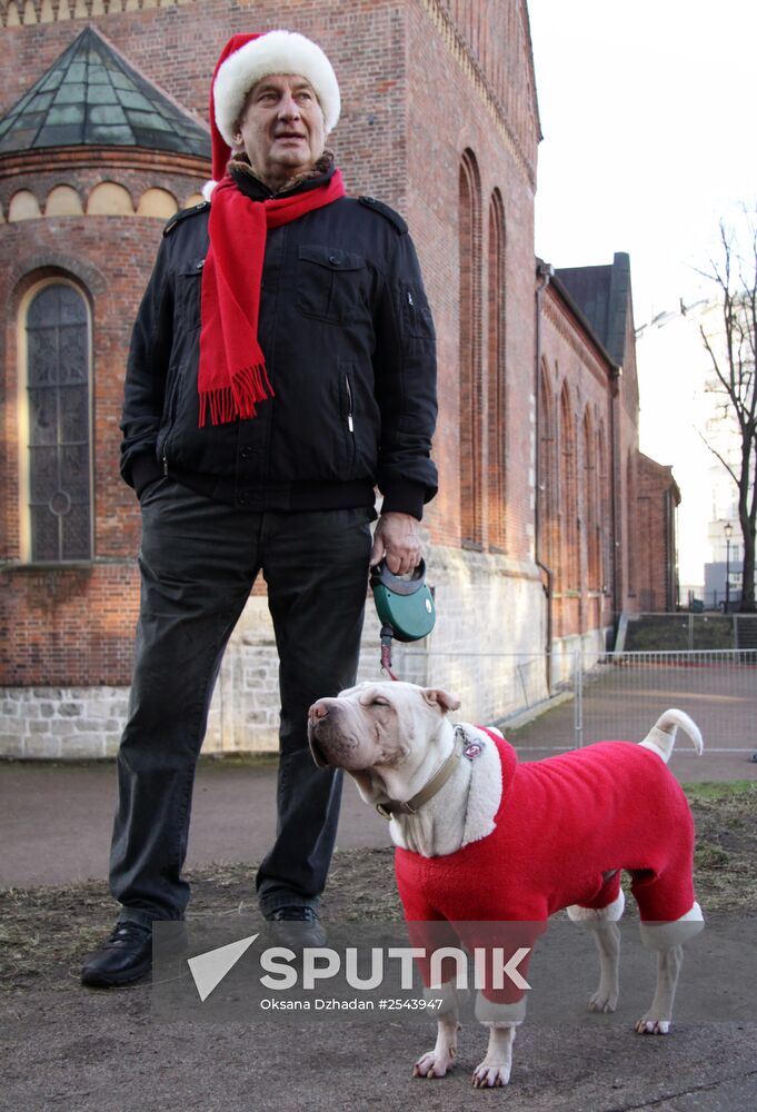 Santa's Fun Run in Riga