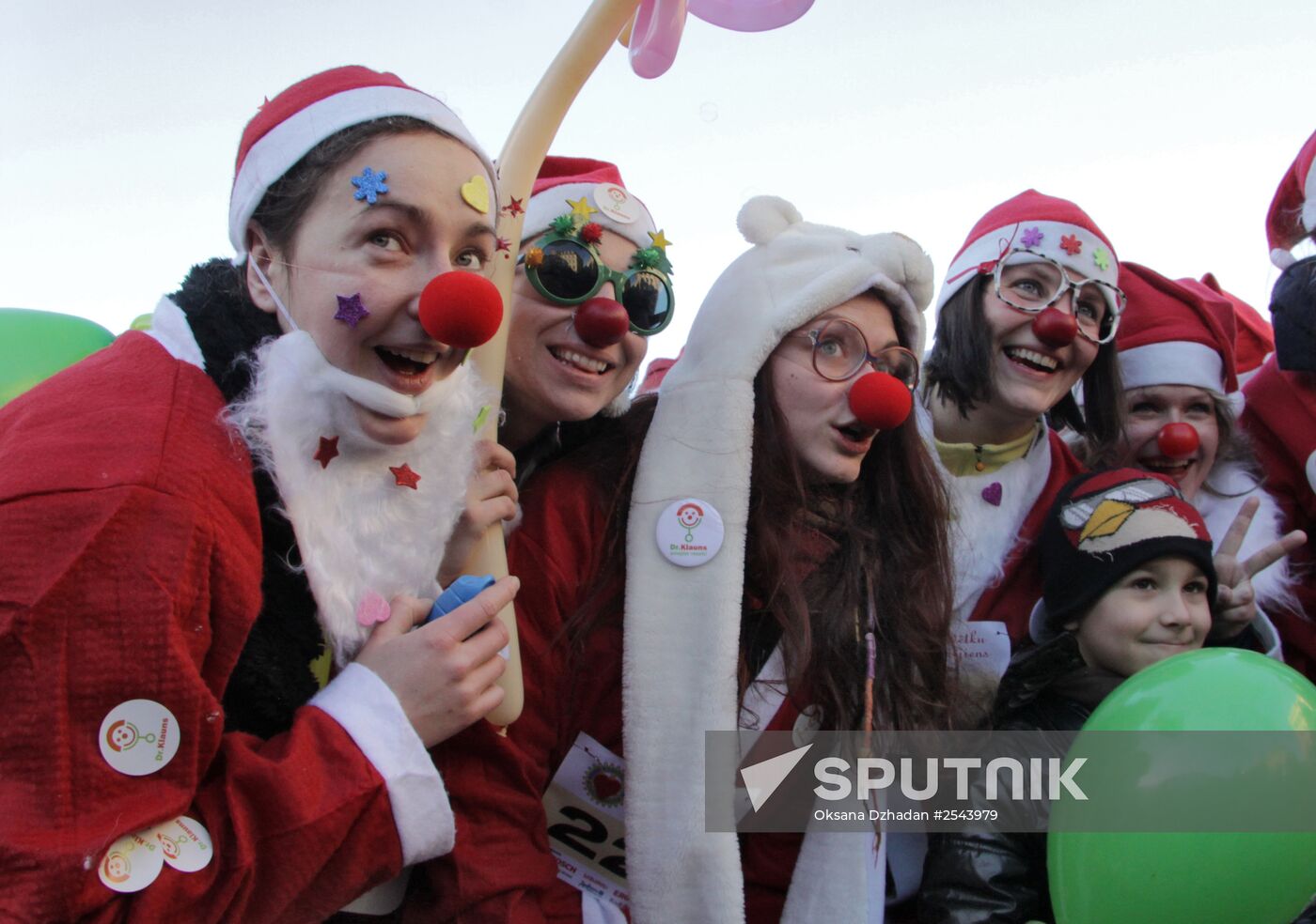 Santa's Fun Run in Riga