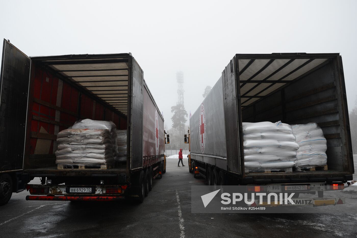 Moscow's Red Cross sends humanitarian aid to Lugansk