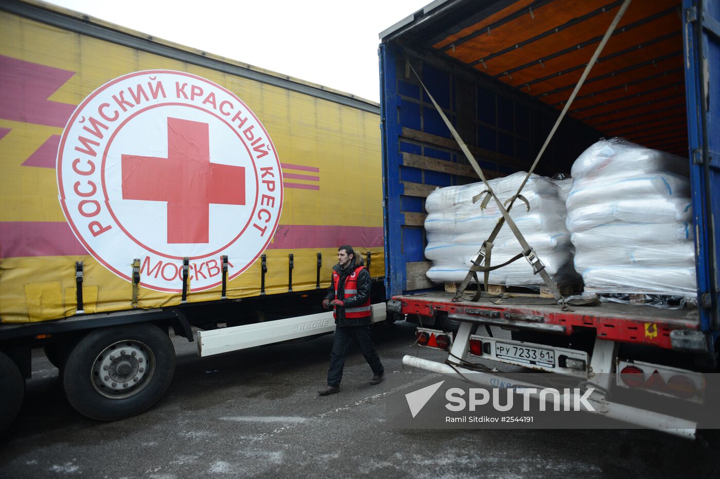 Moscow's Red Cross sends humanitarian aid to Lugansk