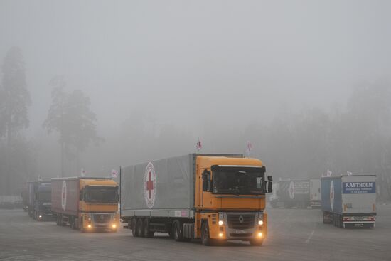 Moscow's Red Cross sends humanitarian aid to Lugansk