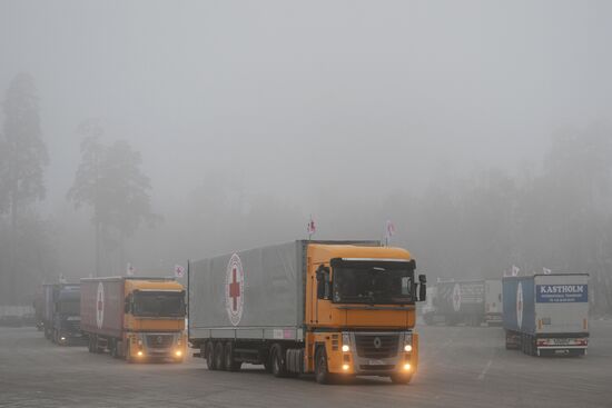 Moscow's Red Cross sends humanitarian aid to Lugansk