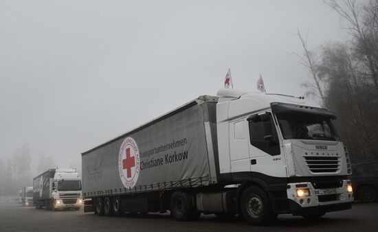 Moscow's Red Cross sends humanitarian aid to Lugansk