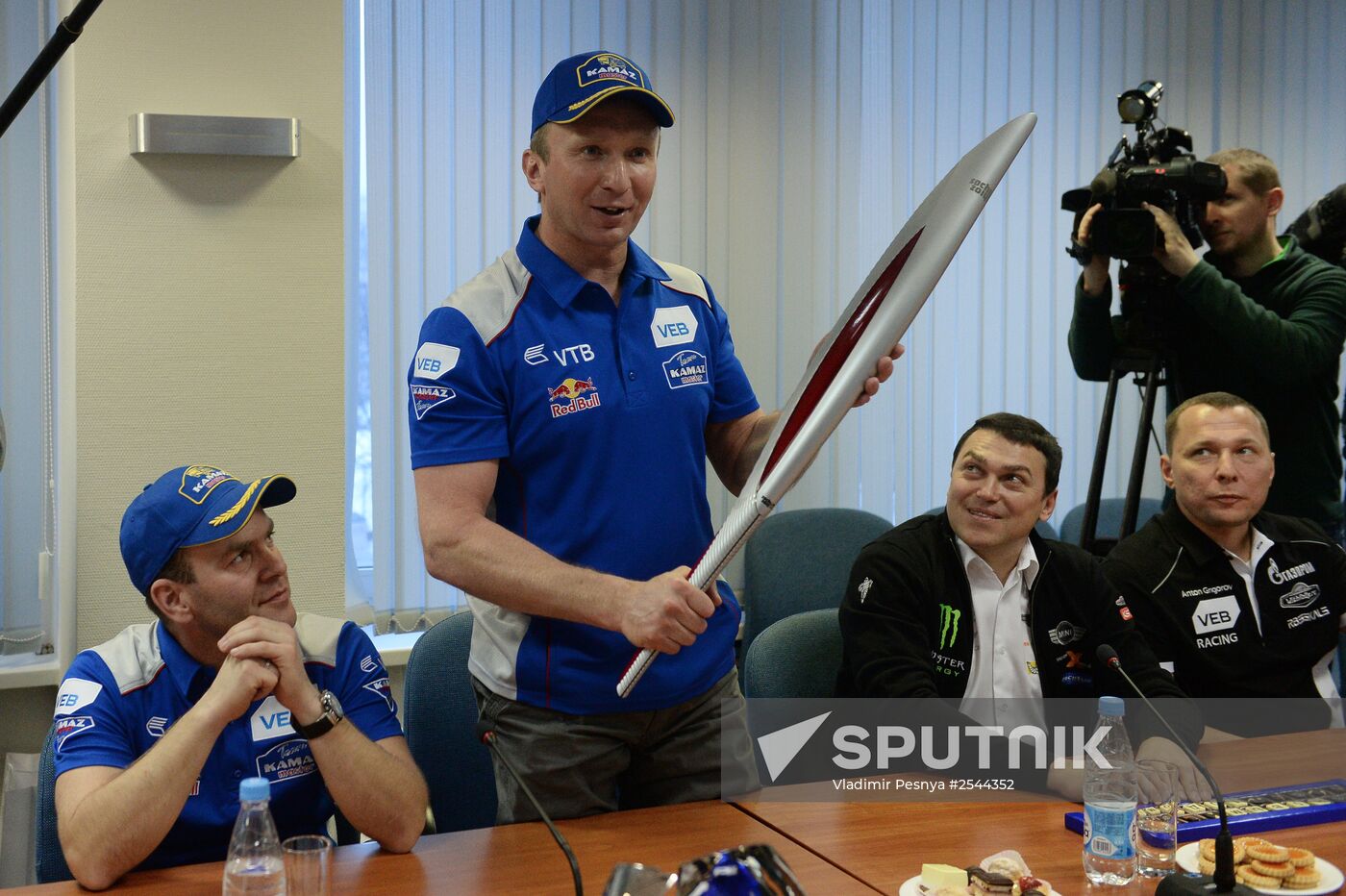 Russia's Olympic Committee hosts meeting with drivers in Dakar truck marathon rally