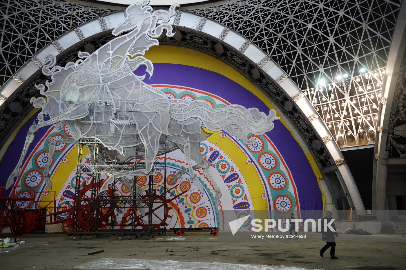 Olympic exhibition "Miracle mechanics" at exhibition of Economic Achievements