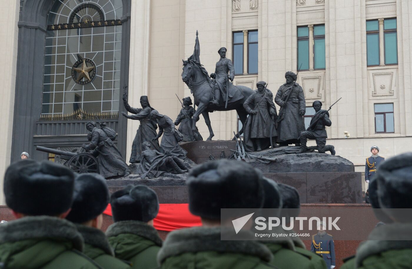 Unveiling sculpture dedicated to Victory in Great Patriotic War