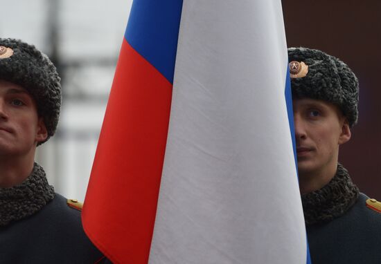 Unveiling sculpture dedicated to Victory in Great Patriotic War