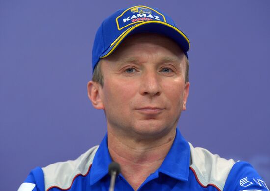 Press-conference by KAMAZ-master team