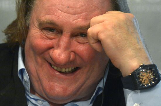 Presentation of watch from Cvstos and Gerard Depardieu "I am proud to be Russian"