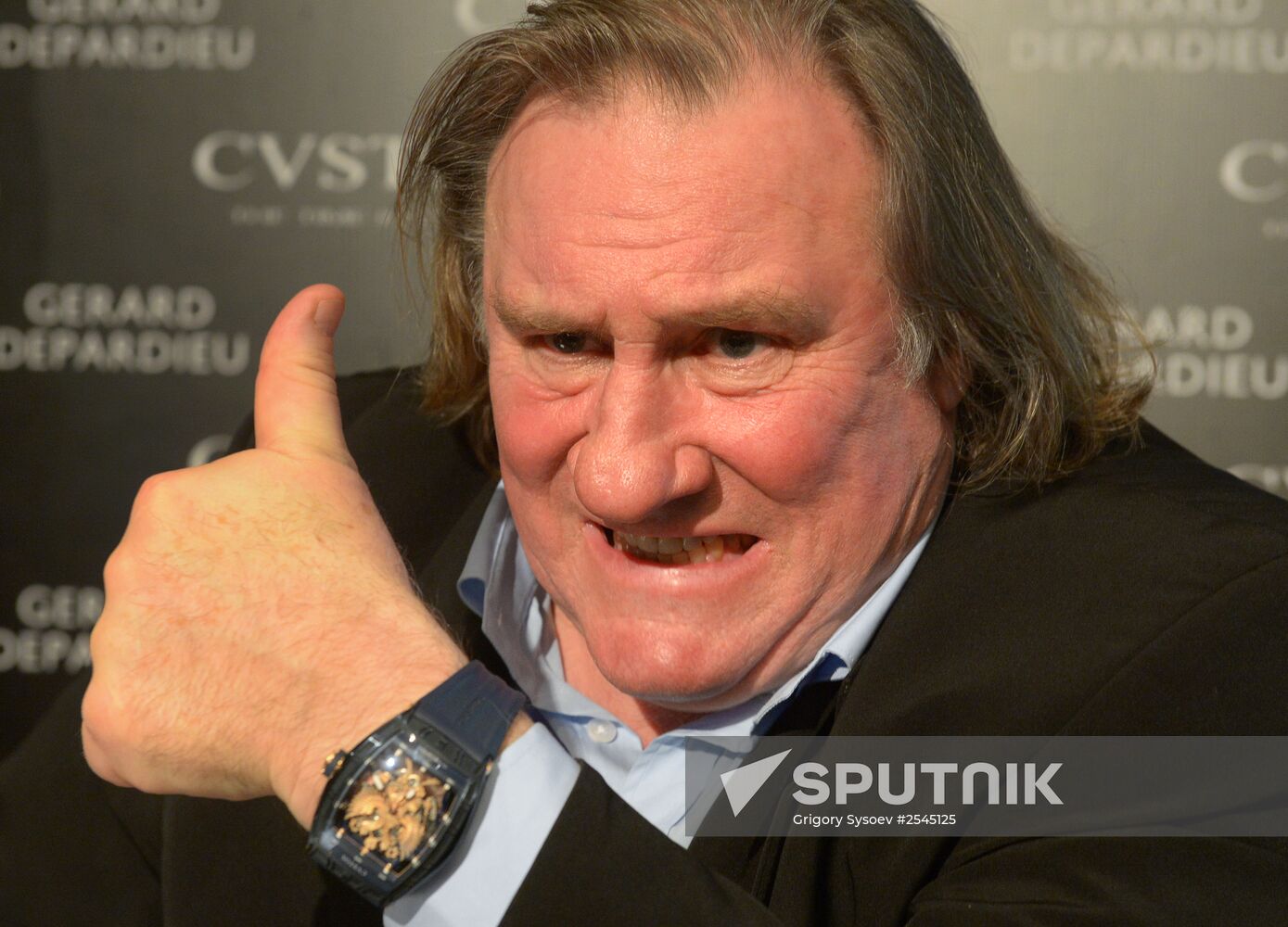 Cvstos and Gerard Depardieu present watch line "Proud to be Russian"
