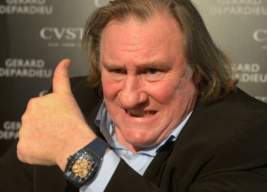 Cvstos and Gerard Depardieu present watch line "Proud to be Russian"