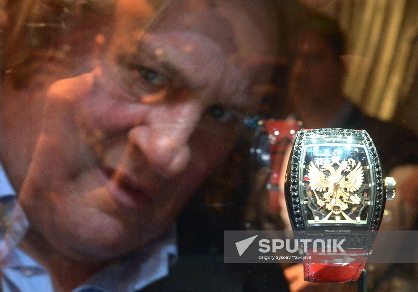 Presentation of watch from Cvstos and Gerard Depardieu "I am proud to be Russian"