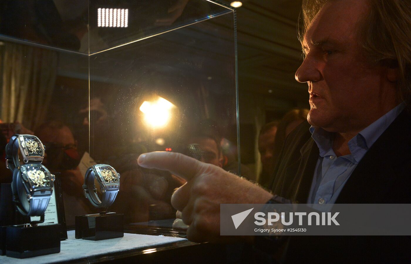 Presentation of watch from Cvstos and Gerard Depardieu "I am proud to be Russian"