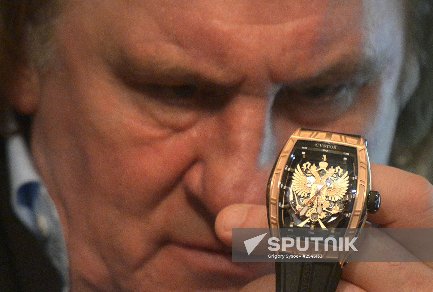 Cvstos and Gerard Depardieu present watch line "Proud to be Russian"