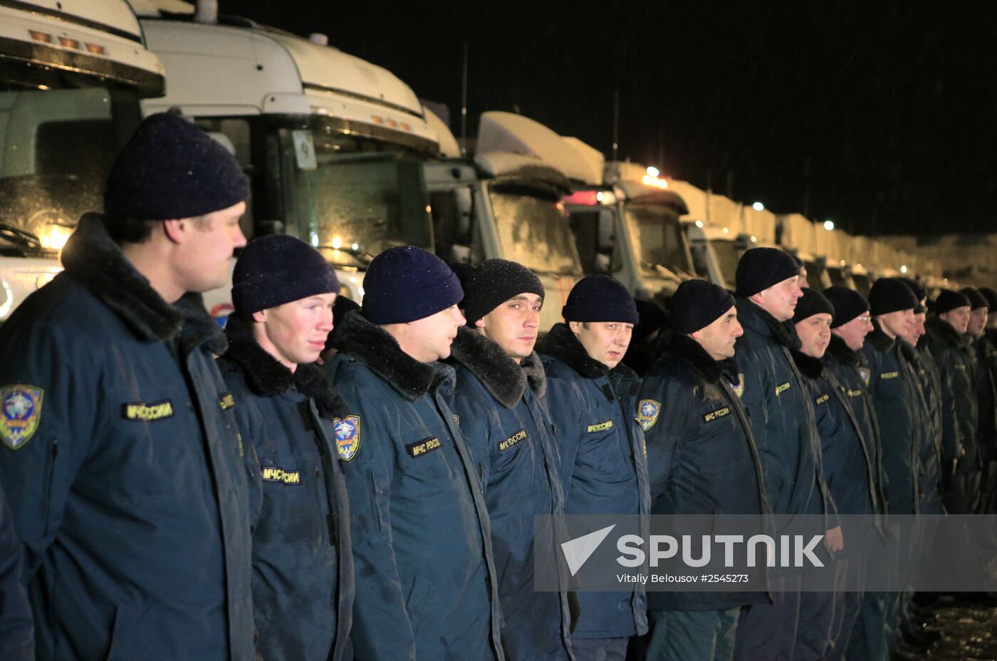 Another EMERCOM aid convoy starts for DPR and LPR with New Year presents for children