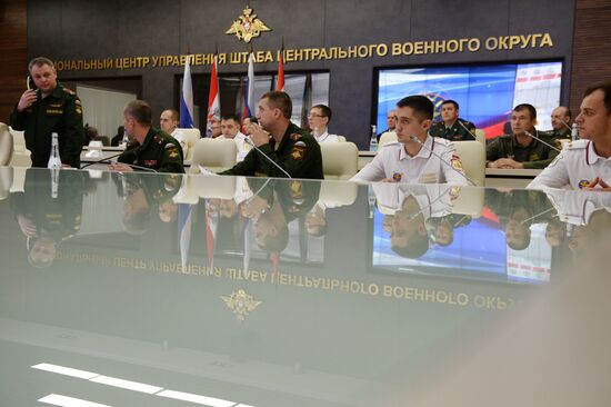 Regional control center opens in Central Military District headquarters