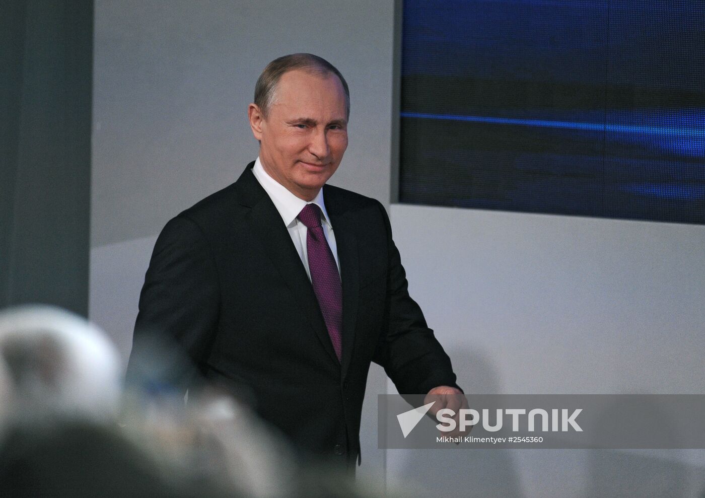 Tenth annual major news conference of Russian President Vladimir Putin